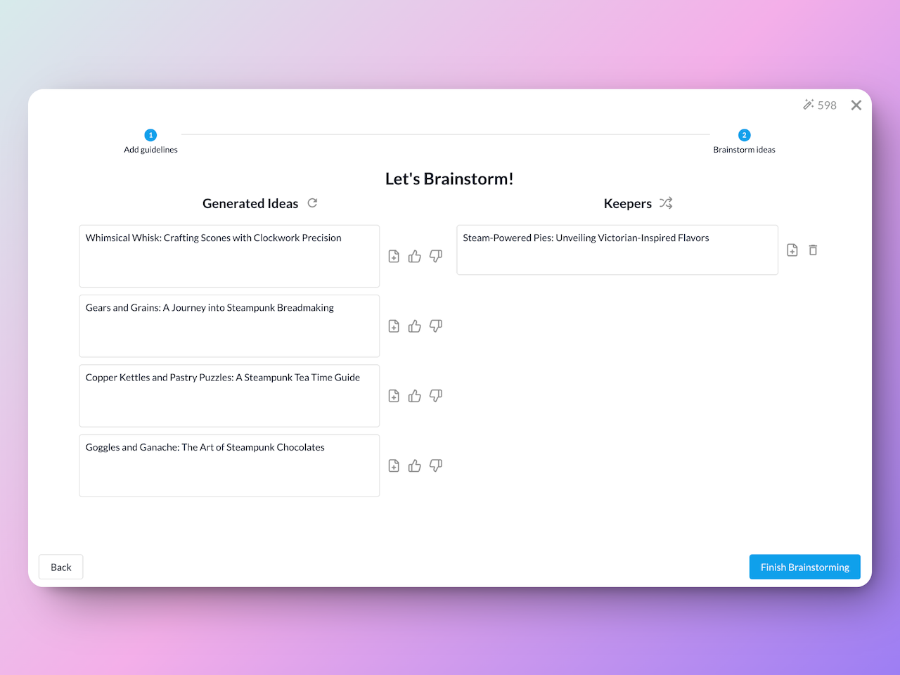 brainstorm