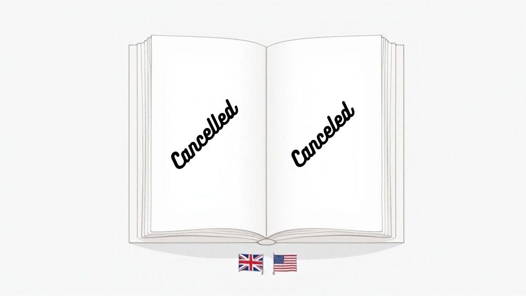 cancelled vs canceled