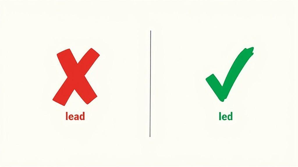 led vs lead common mistakes