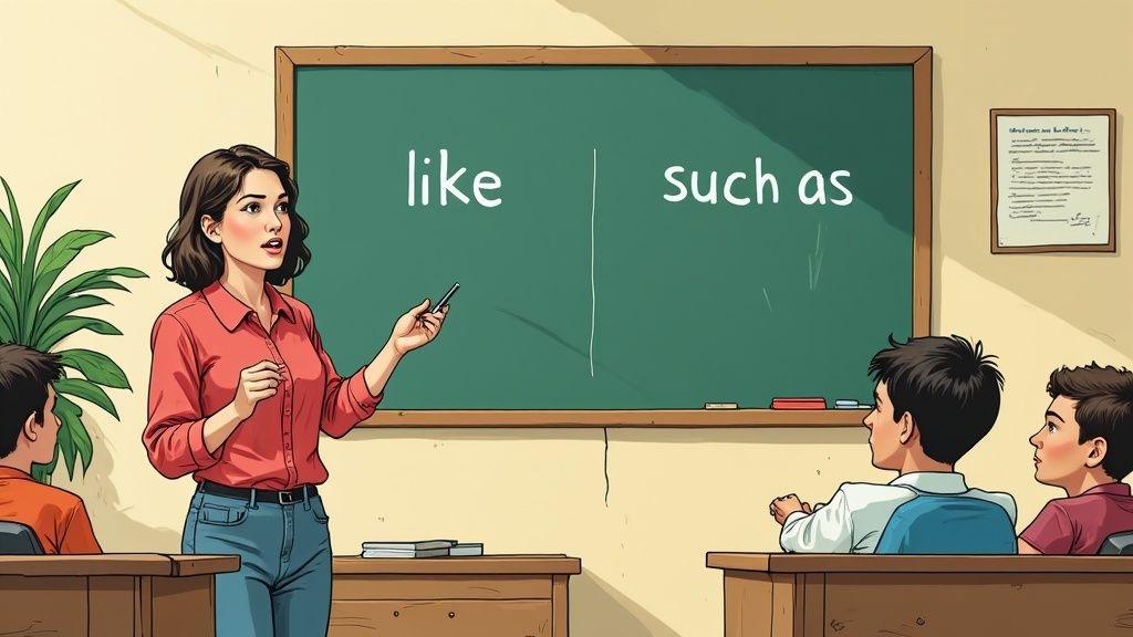 like vs such as